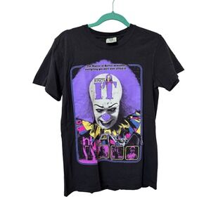 Comfort Colors Stephen Kings IT Pennywise Horror Graphic T-Shirt Black Small